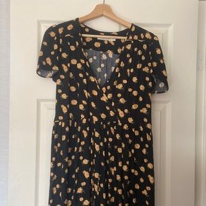 Christy Dawn Dawn Dress yellow roses print